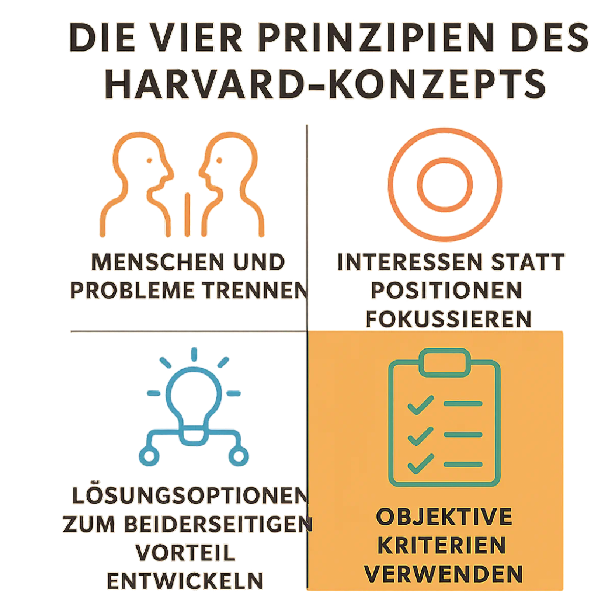 Objektive Kriterien in der Mediation