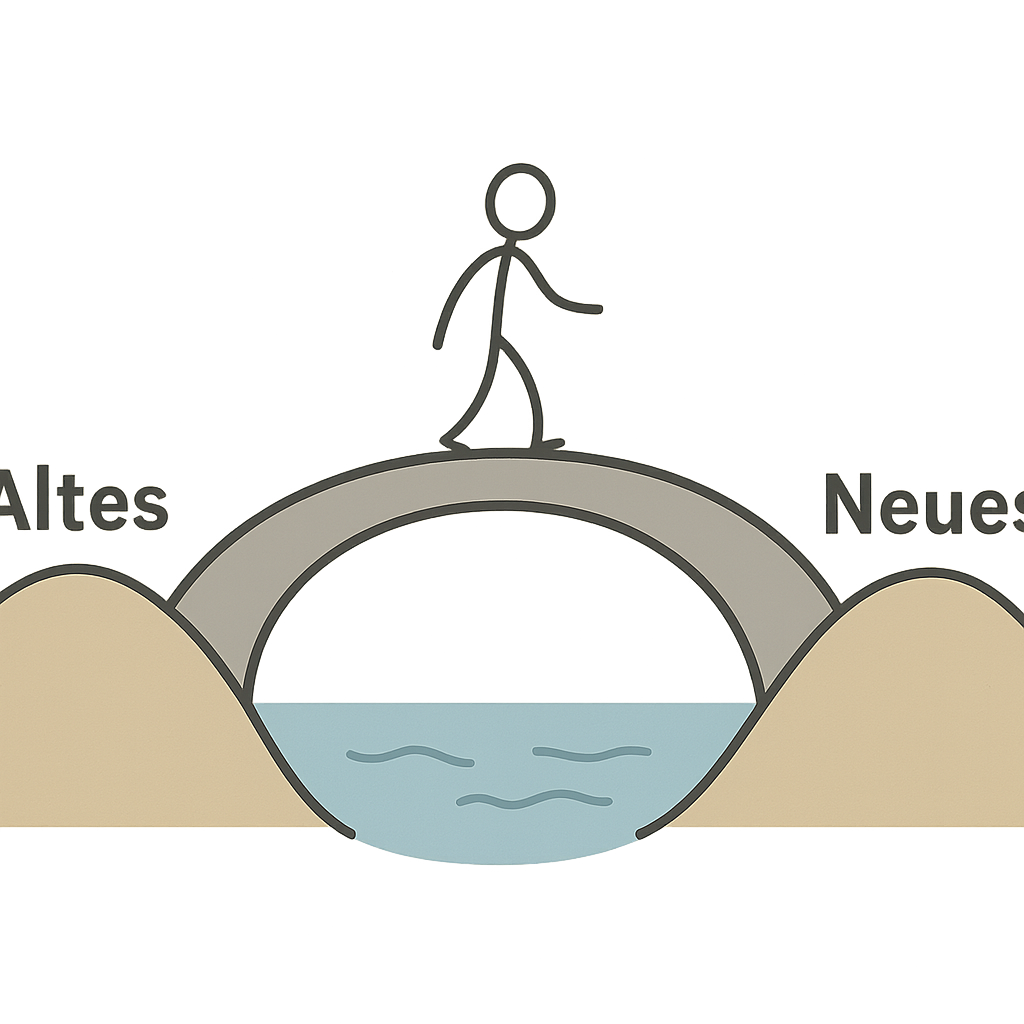 Illustration: Zwischenräume als Brücke