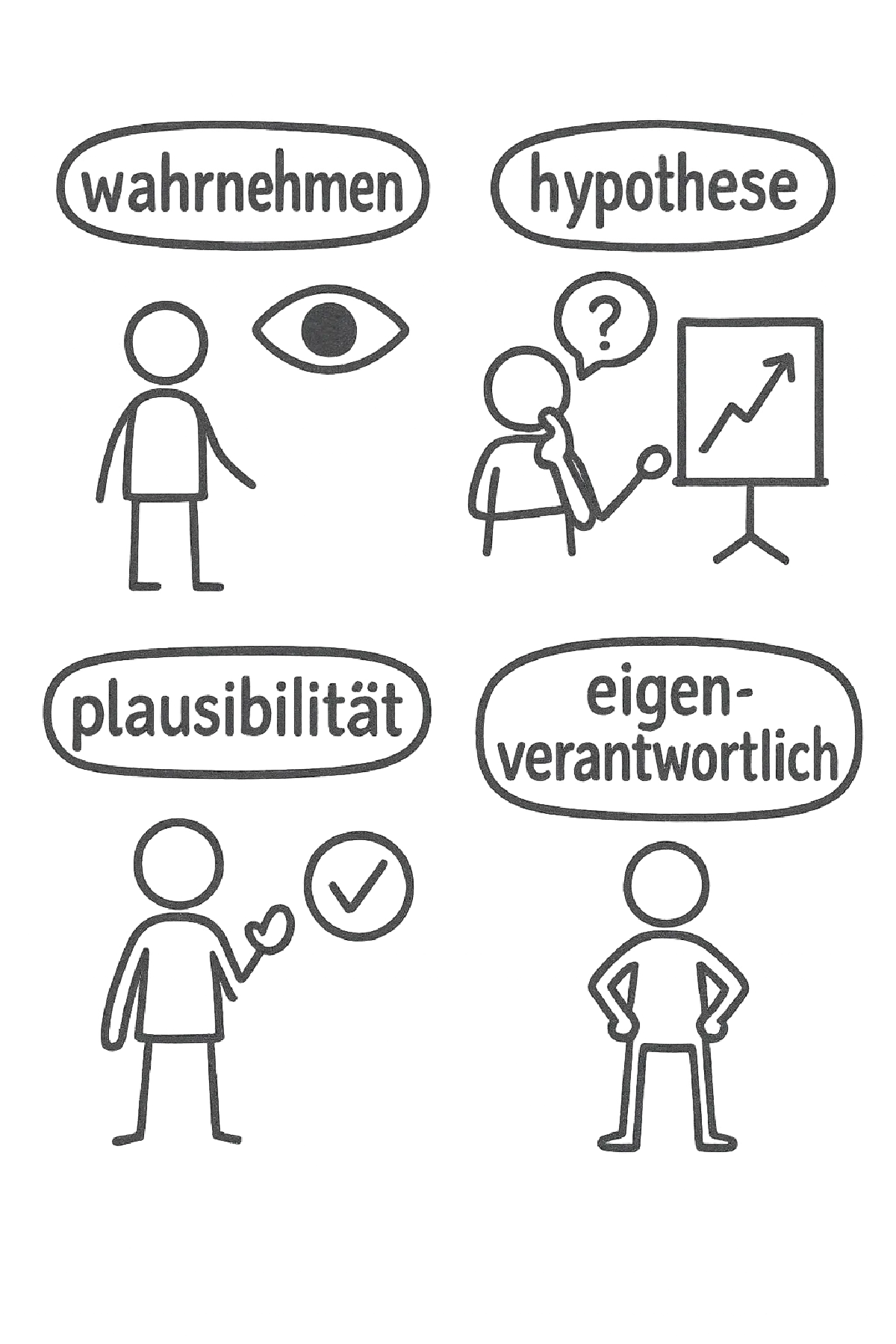 Zyklus der Hypothesenarbeit